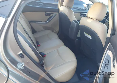 2013 Hyundai Elantra Limited из США, поврежденный, VIN 5NPDH4AE1DH441964